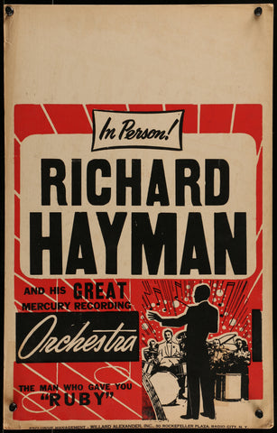 Richard Hayman And His Great Mercury Recording Orchestra (1940's WC)