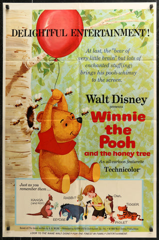 Winnie the Pooh and the honey tree (1966 1Sh)